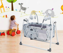 Load image into Gallery viewer, Rocking Cradle -  Cute Sheep - Gray