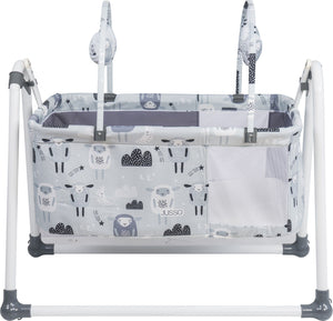 Rocking Cradle -  Cute Sheep - Gray