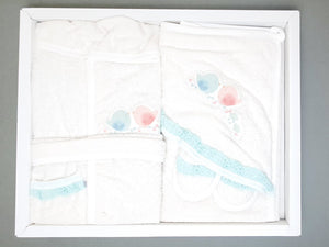 Baby Bathrobe Set 4 Pieces