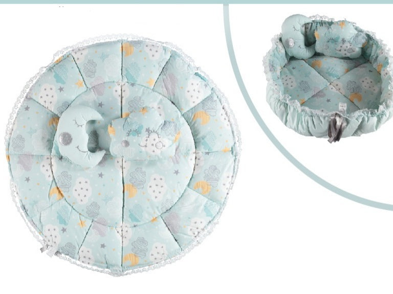 Round Baby Nest with two Pillow