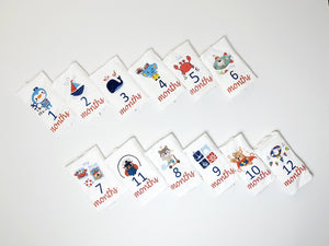 Baby Milestone Set ( 12 pieces )_ sleeveless