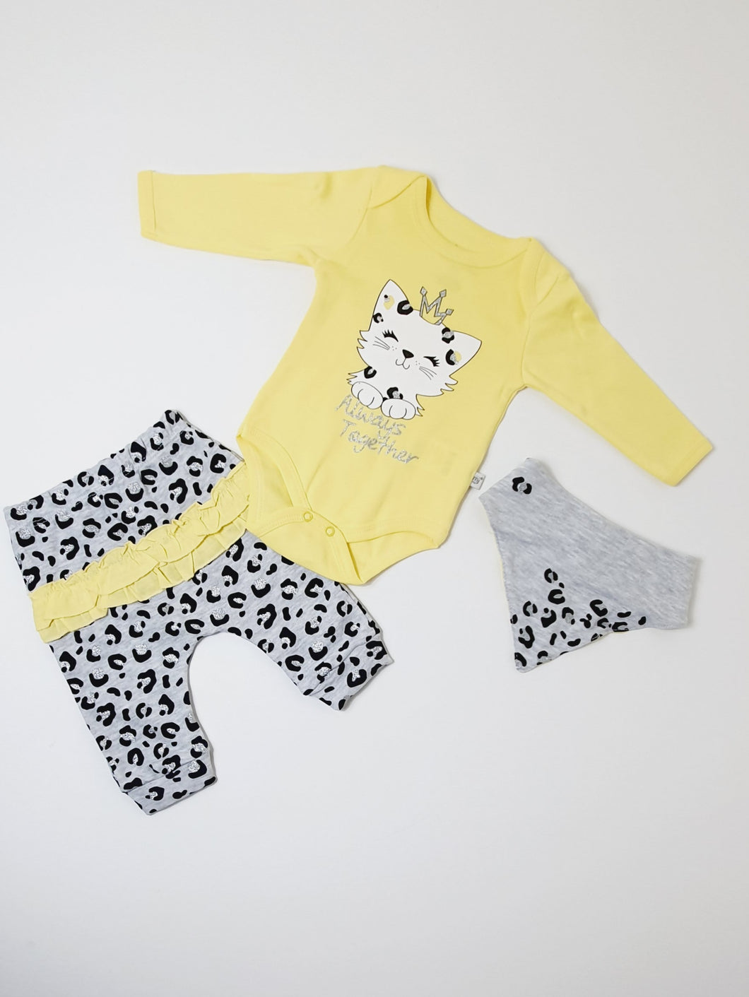 Three Pieces Baby Romper Suit