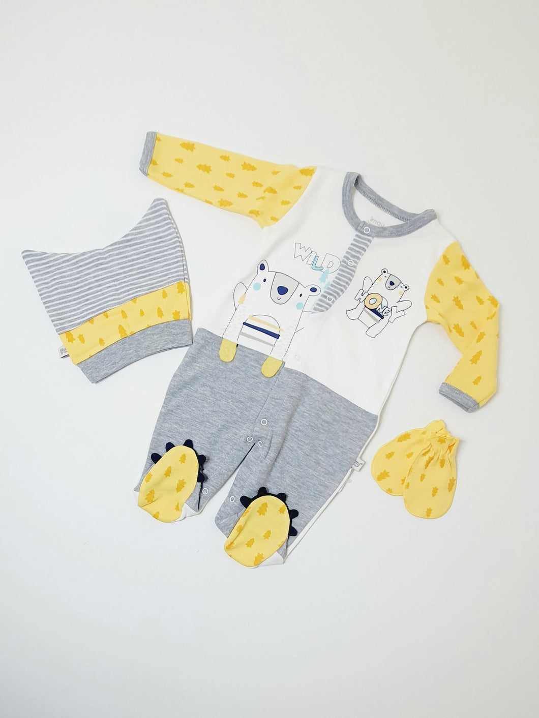 Three Pieces Baby Romper Suit