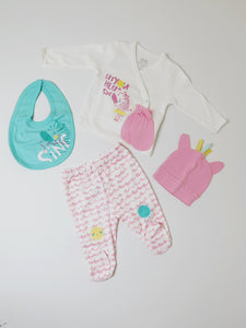 5 Pieces Baby Romper Suit