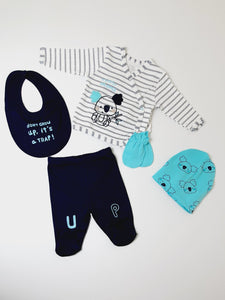 5 Pieces Baby Romper Suit