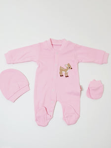 Three Pieces Baby Romper Suit