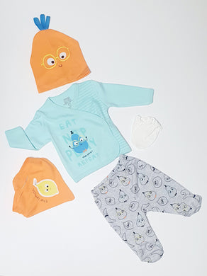5 Pieces Baby Romper Suit