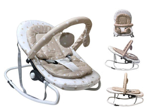 Rocking Chair- Brown Stars