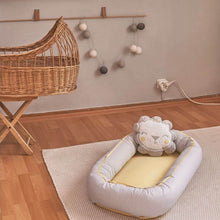 Load image into Gallery viewer, Lion Baby Nest with Pillow - Yellow