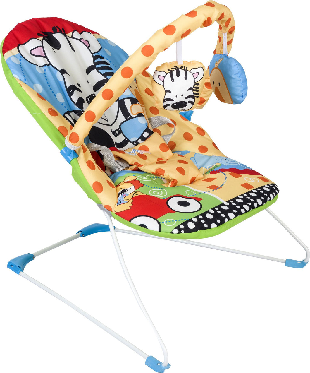 Bounce Springable Baby Cradle - Zebra