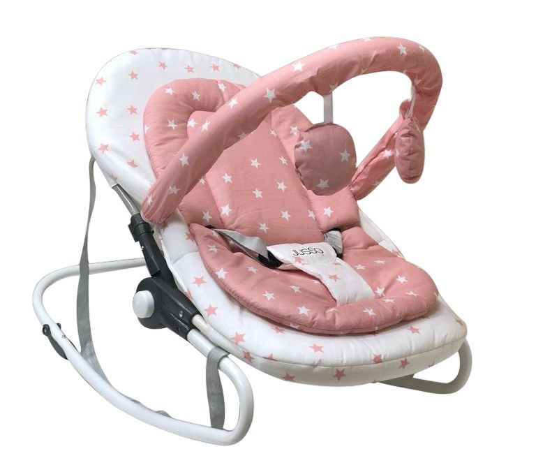 Rocking Chair- Pink Stars