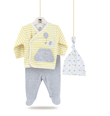 Three Pieces Baby Romper Suit