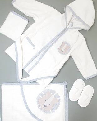 Baby Bathrobe Set 4 Pieces