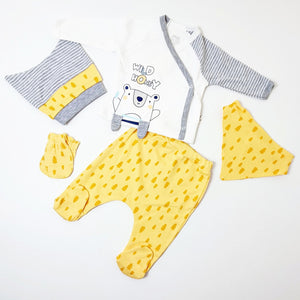 5 Pieces Baby Romper Suit