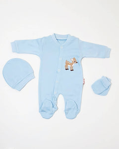 Three Pieces Baby Romper Suit