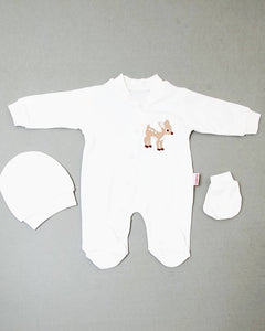 Three Pieces Baby Romper Suit