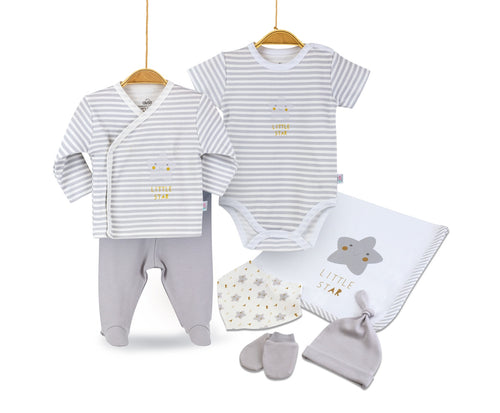 Biorganic Newborn Baby Set ( 8 Pieces)