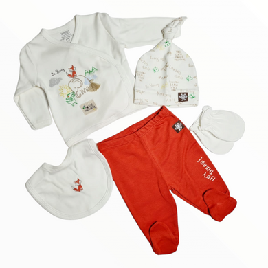 5 Pieces Baby Romper Suit