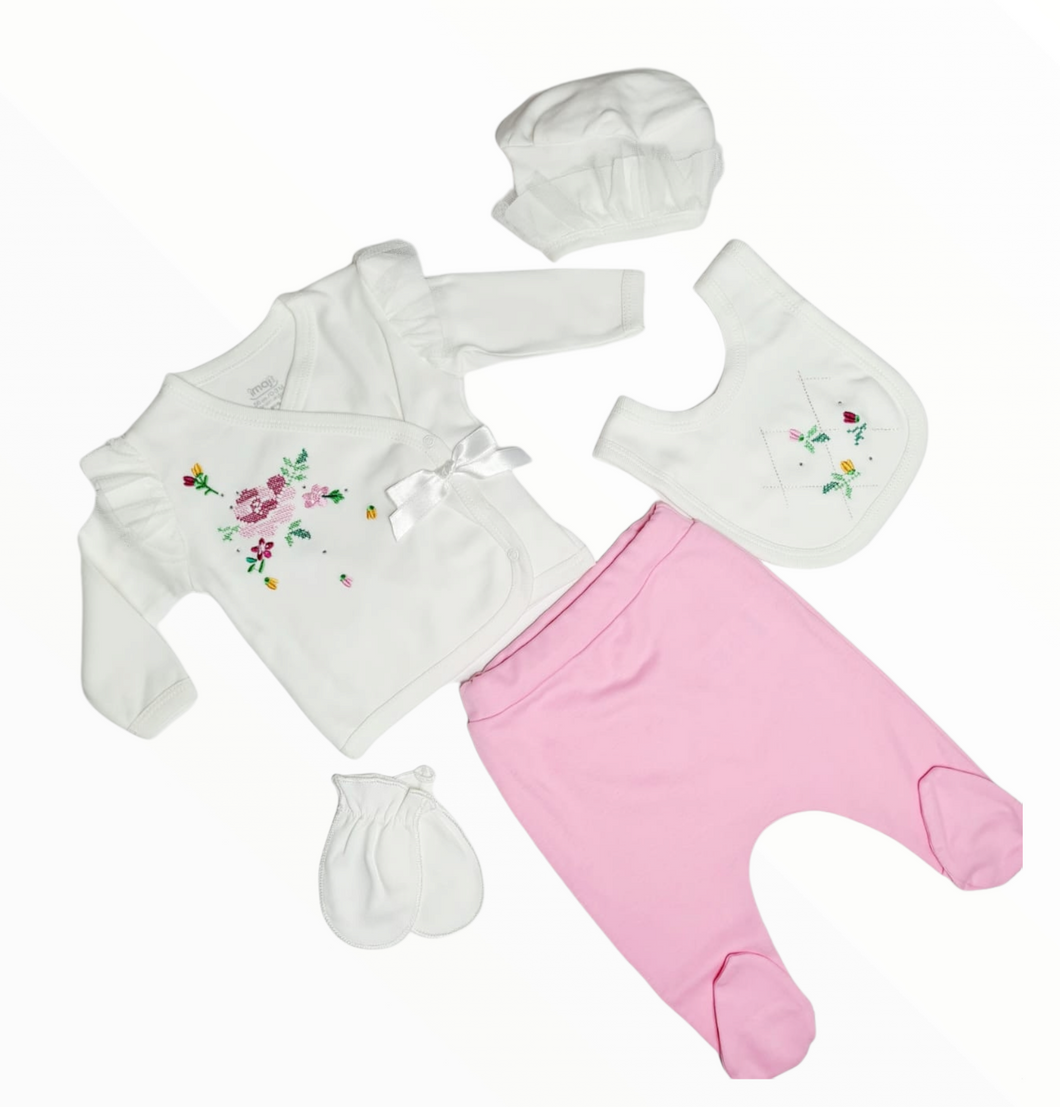 5 Pieces Baby Romper Suit