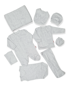 Newborn Baby Set 10 Pieces _ Grey