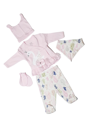 5 Pieces Baby Romper Suit