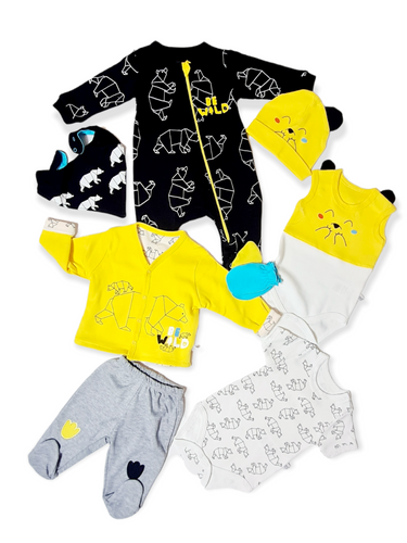 Newborn 8 Pieces baby body suit