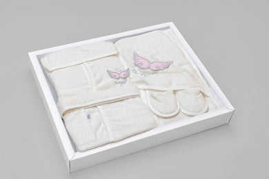 Baby Bathrobe Set 4 Pieces