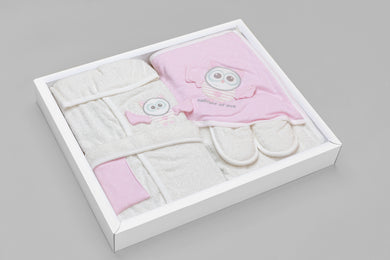 Baby Bathrobe Set 4 Pieces